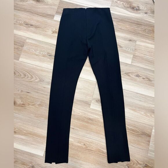 MONROW Women’s Heavy Stretch Slit Pants Black Size Small - Picture 4 of 14